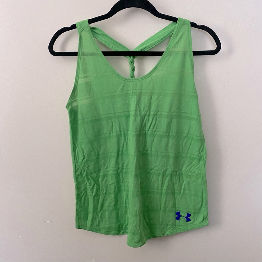 Under Armour Lime Green Workout Tank